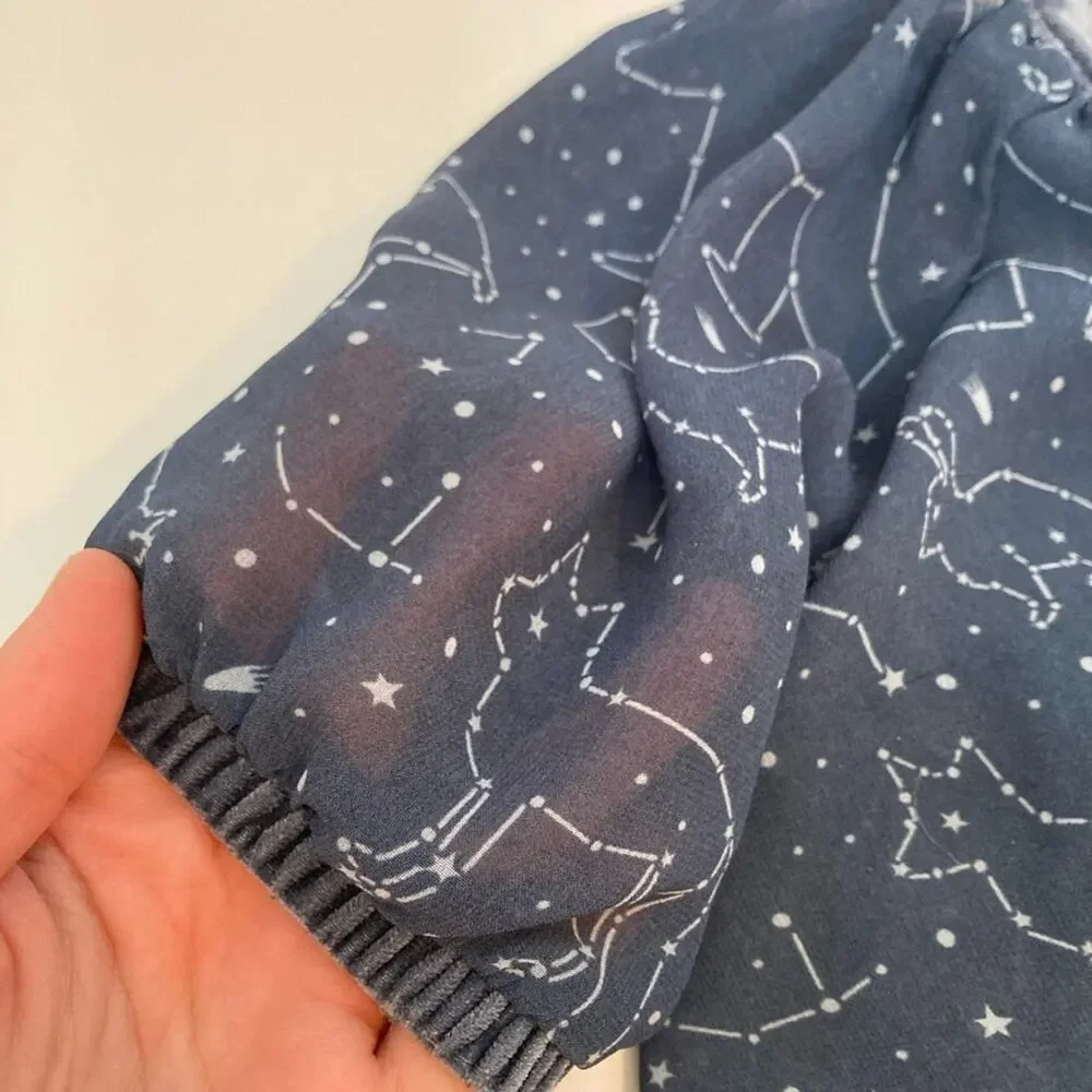 OshKosh B’Gosh Genuine Kids Blue Constellations Stars Dress Toddler 18 Months